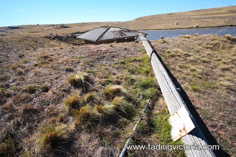 Downed power pole.