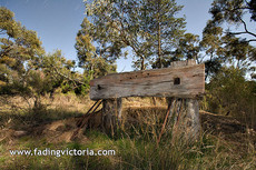 Old railway buffer stop